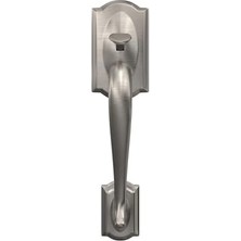 Nisar Store FE285 Cam 619 Fla Rh Camelot Alt Yarısı Ön Giriş Sapları, Sağ Kollu, Nikel Saten