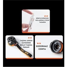 Nisar Store Tkk 1600ML Pipetli/pipetsiz Kullanıma Uygun Taşıma Askılı Sızdırmaz Tritan Sport Matara (Beyaz)