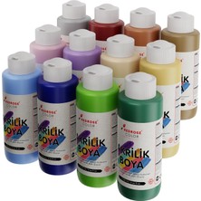 Berry Store Pastel Renkler Akrilik Boya 12'li Set 12X120ML
