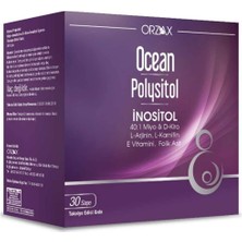 Orzax Ocean Polysitol Takviye Edici Gıda 30 Saşe Miyo İnositol ve L-Arjinin İçerir