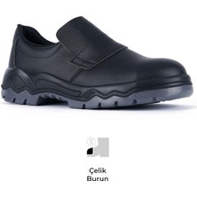 Mekap Pro Medley 060-01 S2 Src Siyah Vidala Deri Çelik Burun Iş Ayakkabısı