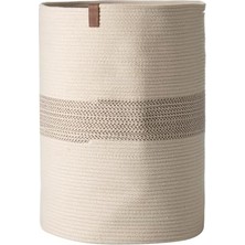 Nisar Store Venus Çamaşır Sepeti Bej Ekru 35X35X45