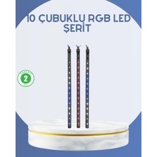 MiraLive Dış Mekan LED Kayan Yıldız Işığı 10 Çubuk Aydınlatma