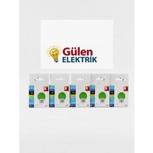 K2 1WATT Gece Ampulu Yeşil 5ADET