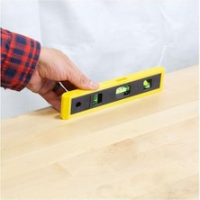Nisar Store Portatif Mini Su Terazisi 23 cm – 3 Gözlü Torpedo Level | Profesyonel Inşaat Ölçüm Aleti | Dayanıklı ve Hassas Ölçüm Için Kompakt Su Terazisi