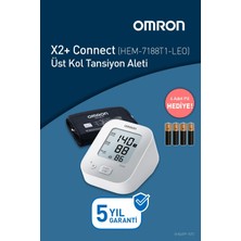 OMRON X2+ Connect Üst Koldan Ölçer Dijital Tansiyon Aleti