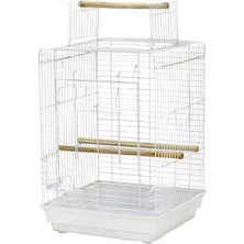 Dayang Papağan Kafesi 40X40X58 Beyaz