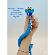 R&D Robotics fyne Zootropolis Yılan / Zootopia Gary The Snake Figür | 35CM | Mavi