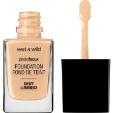 Wet N Wild Photo Focus Fondöten Dewy Soft Beige 28 ml SPF ile Pürüzsüz Görünüm Sağlar