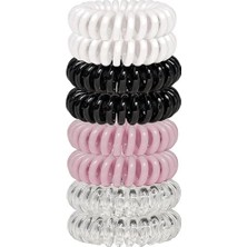 Berry Store Spiral Saç Tokası, 8 Adet Spiral Saç Lastiği Seti, 4 Farklı Renk Seçeneği, Iz Bırakmayan Rahat Saç Aksesuarı, Kadınlar ve Kızlar Için Uygun