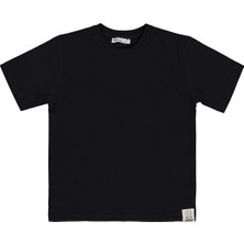 Civil Boys Basic Surf Etiketli 6-9 Yaş Tişört - Siyah
