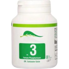 Schüssler Dr. Tuzları Nr.3 Ferrum Phosphoricum 400 Tablet