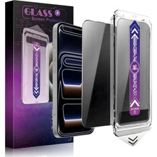 Nisar Store 16 Pro ile Uyumlu Hayalet Ekran Koruyucu, Hizalama Aparatlı ve Takılırken Camın Altında Kesinlikle Toz Bırakmayan Darbelere Karşı Ekstra Güçlü 9h Temperli Cam
