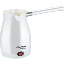 Awox Coffen Elektrikli Kahve Makinesi 5 Fincan Kapasite Beyaz Estetik Tasarım