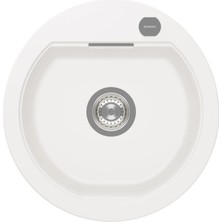 Schock Mono R-100 Polaris Beyaz Granit Mutfak Eviyesi