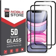 Nisar Store Mobile Store 5d Glass 11 Ekran Koruyucu, 2 Adet Tam Kaplayan Cam, Xr ile Uyumludur