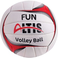 Altis No5 Red-Black Fun Voleybol Topu Dayanıklı Tasarım ile Kapalı ve Açık Alan Uyumlu