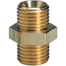 Berry Store Orijinal Çift Taraflı Nipel R1/4" (Kompresör Aksesuarı, Pirinçten, Tüm 1/4" Dış Dişli Basınçlı Hava Bağlantılarına Uygun) - 4139620