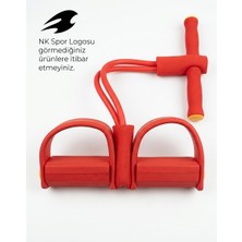 NK SPOR 1 Adet Kırmızı Yumuşak Sünger Kaplı Body Trimmer-Mekik Aleti-Direnç Lastiği-Evde Spor Ekipmanları-Karın Kası Aleti-Bel Inceltme Egzersizleri-Fitness-Taşınabilir Egzersiz Bandı.