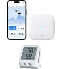 X-Sense STH0A Akıllı Termometre Higrometre, Isı Nem Ölçer +Baz Istasyonu
