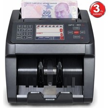 AlGeliyo Sesli Karışık Para Sayma Makinesi Mıx 80 New, Tl ve Euro Karışık Sayım - Dolar Adet Sayım Müşteri Ekranı