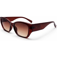 Toz Vintage Orlen Kahverengi Retro Kare Kemik  Unisex UV400 Vintage Retro Güneş Gözlüğü