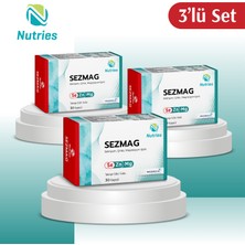 Nutries Sezmag Magnezyum Takviyesi 30 Kapsül - 3 Lü Ekonomik Set