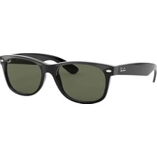 Ray-Ban 2132 901 58 Unisex Güneş Gözlüğü Siyah Çerçeve ile UV Filtreli Mineral Cam