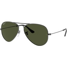 Ray-Ban 3025 004/58 58 Unisex Güneş Gözlüğü Aviator Polarize