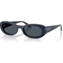 Vogue Kadın Güneş Gözlüğü Vo 5582S 324087 53 mm Oval Çerçeve Mavi - Gri UV 400 Koruma Özellikli