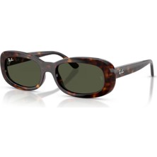 Ray-Ban Kadın Güneş Gözlüğü 0RB2221 902/31 53 Mat Kemik Çerçeve UV 400 Filtreli Yeşil Cam