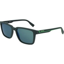 Lacoste L 6032S 301 54 Erkek Dikdörtgen Yeşil Kemik Güneş Gözlüğü