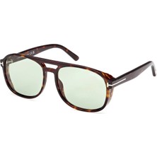 Tom Ford 1022 01A Desenli Güneş Gözlüğü Erkekler İçin UV 400 Koruma ve Asetat-Metal Çerçeve