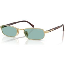 Prada B54S 5AK40K 54-20 Kadın Güneş Gözlüğü Altın Renkli Metal Çerçeve ile Günlük Kullanım İçin