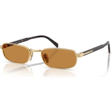 Prada Kadın Güneş Gözlüğü B54S 5AK50P 54-20 Metal Çerçeve Kahverengi Cam UV 400 Filtreli