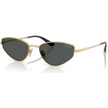 Vogue 4339S Kadın Güneş Gözlüğü Metal Çerçeve Altın Renk UV 400 Polarize Lens ile Şık Tasarım