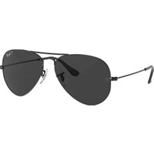 Ray-Ban Kadın Güneş Gözlüğü RB3025 58 002/48 Metal Çerçeve UV 400 Polarize Özellikli