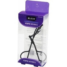 Berry Store Kirpik Kıvırıcı – Siyah Metal Gövde, Silikon Pedli – Makas Tipi Kirpik Şekillendirici Alet – Göz Makyajı Için Pratik Kullanım