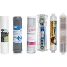 Sulook Açık Kasa Su Arıtma Cihazlarına Uyumlu 6'lı Filtre Seti 10 Aşamalı Lg Membranlı