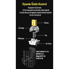 Nisar Store Ajazz AK680 Max%68 Manyetik Switch, 3000MAH Batarya 8000 Hz KABLOLU-1000 Hz Polling Rate Kablosuz Manyetik Klavye Rgb Arkadan Aydınlatmalı Tuşlar (AK680 Max - Beyaz Lacivert)