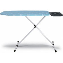 Gazella Sm/gzm 800 Ds Duty Ütü Masası 41x115 cm Buz Mavisi Isıya Dayanıklı Malzeme ile Estetik Tasarım