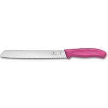 ​​​​​​​​​​​​​​​​​​​​​​​​​​​​​​​​​​​​​​​​​​​Victorinox 6.8636.21L5B 21cm Pembe Ekmek Bıçağı, Blisterli Paket