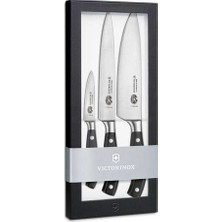 Victorinox 7.7243.3 Siyah Dövme Çelik Şef Aşçı Seti, 3 Parça