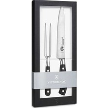 Victorinox 7.7243.2 Siyah Dövme Çelik Şef Aşçı Seti, 2 Parça