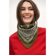 Wega Moda Esenli %100 Pamuk Bandana Fular Çok Amaçlı Saç Boyun Bilek Aksesuar