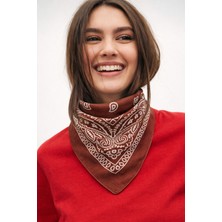 Wega Moda Esenli %100 Pamuk Bandana Fular Çok Amaçlı Saç Boyun Bilek Aksesuar