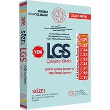 Karakutu Yayınları 2026 MEB Örnek Soruları LGS Sözel Çalışma Kitabı 8.Sınıf Tarih-Din-İngilizce Renkli Baskı A4 Ebat