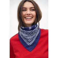 Wega Moda Esenli %100 Pamuk Bandana Fular Çok Amaçlı Saç Boyun Bilek Aksesuar