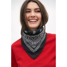 Wega Moda Esenli %100 Pamuk Bandana Fular Çok Amaçlı Saç Boyun Bilek Aksesuar