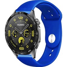 Kreton Huawei Watch Gt4 46MM ile Uyumlu Kordon Yumuşak Dokulu Esnek Jel Silikon Kayış